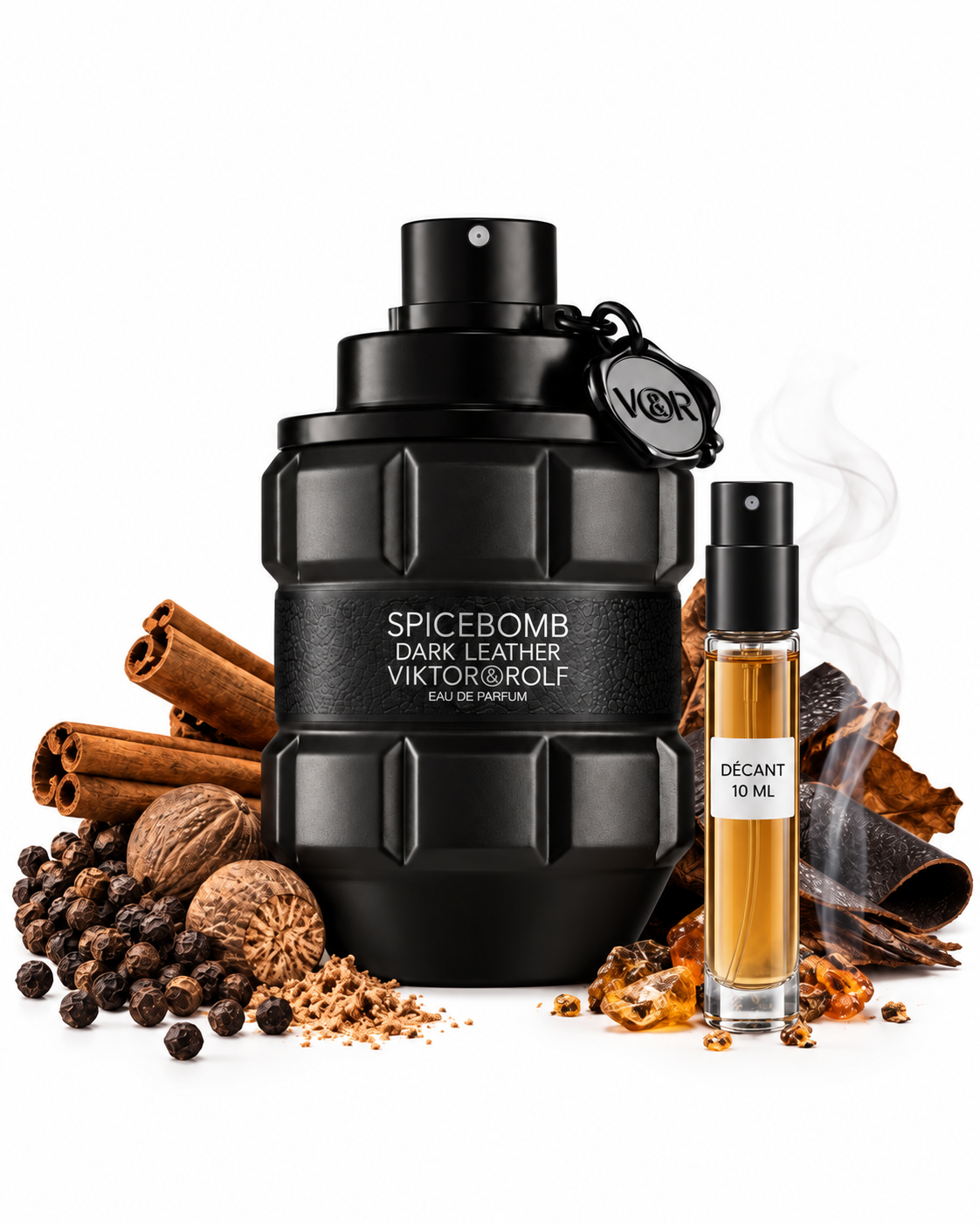 VIKTOR ROLF SPICEBOMB DARK LEATHER DÉCANTS